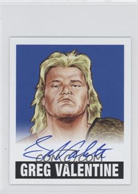 2012 Leaf Originals Wrestling - Alternate Art - Blue #A-GV1 - Greg Valentine /10