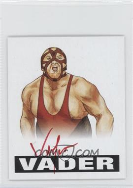 2012 Leaf Originals Wrestling - [Base] #VAD.2 - Vader (Red Ink)