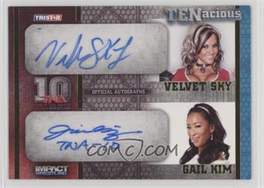 2012 TRISTAR TNA TENacious - Dual Autographs #TEN2-4 - Velvet Sky, Gail Kim /100