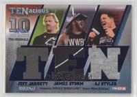 Jeff Jarrett, James Storm, AJ Styles #/50