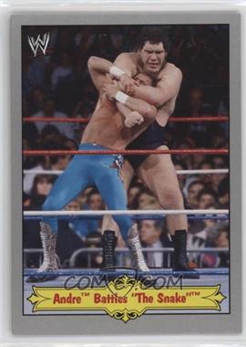 2012 Topps Heritage WWE - Andre the Giant Tribute - Silver #9 - Jake "The Snake" Roberts, Andre the Giant