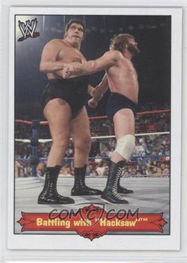 2012 Topps Heritage WWE - Andre the Giant Tribute #8 - Battling with "Hacksaw"