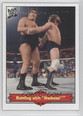 2012 Topps Heritage WWE - Andre the Giant Tribute #8 - Battling with "Hacksaw"