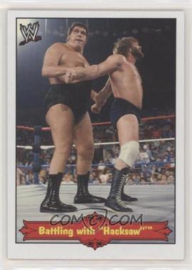 2012 Topps Heritage WWE - Andre the Giant Tribute #8 - Battling with "Hacksaw"