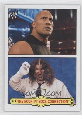 2012 Topps Heritage WWE - Fabled Tag Teams #7 - The Rock 'n' Sock Connection
