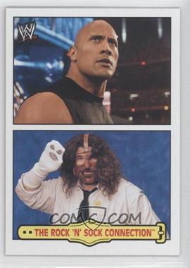 2012 Topps Heritage WWE - Fabled Tag Teams #7 - The Rock 'n' Sock Connection