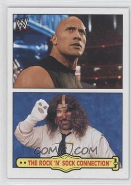 2012 Topps Heritage WWE - Fabled Tag Teams #7 - The Rock 'n' Sock Connection