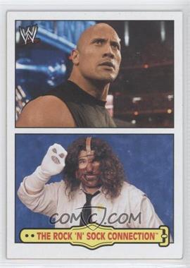 2012 Topps Heritage WWE - Fabled Tag Teams #7 - The Rock 'n' Sock Connection