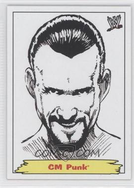 2012 Topps Heritage WWE - Jerry "The King" Lawler Portraits #3 - CM Punk