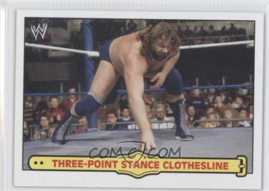 2012 Topps Heritage WWE - Ringside Action #17 - Three-Point Stance Clothesline (Jim Duggan)