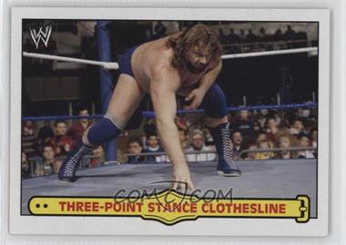 2012 Topps Heritage WWE - Ringside Action #17 - Three-Point Stance Clothesline (Jim Duggan)