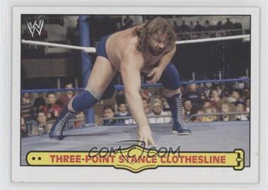 2012 Topps Heritage WWE - Ringside Action #17 - Three-Point Stance Clothesline (Jim Duggan)