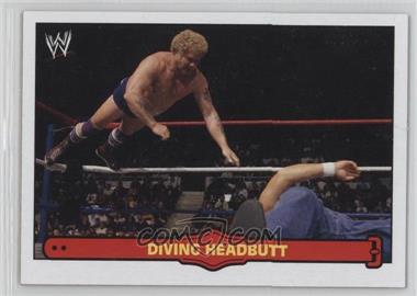 2012 Topps Heritage WWE - Ringside Action #34 - Diving Headbutt (Harley Race)