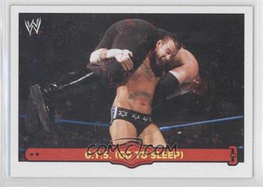 2012 Topps Heritage WWE - Ringside Action #38 - G.T.S (Go To Sleep) (CM Punk)