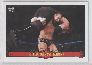 2012 Topps Heritage WWE - Ringside Action #38 - G.T.S (Go To Sleep) (CM Punk)