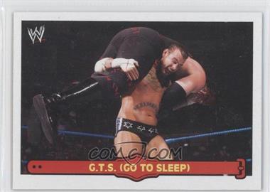 2012 Topps Heritage WWE - Ringside Action #38 - G.T.S (Go To Sleep) (CM Punk)