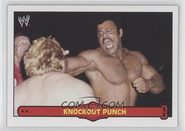 2012 Topps Heritage WWE - Ringside Action #50 - Knockout Punch (Rocky Johnson)