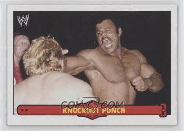 2012 Topps Heritage WWE - Ringside Action #50 - Knockout Punch (Rocky Johnson)