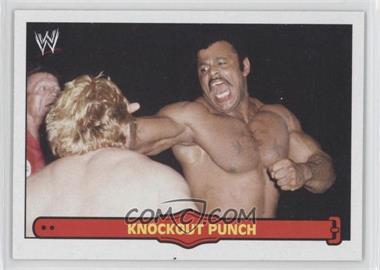 2012 Topps Heritage WWE - Ringside Action #50 - Knockout Punch (Rocky Johnson)