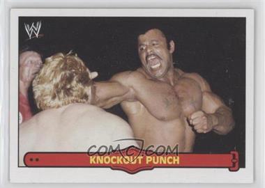 2012 Topps Heritage WWE - Ringside Action #50 - Knockout Punch (Rocky Johnson)