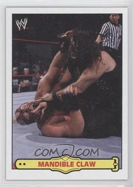 2012 Topps Heritage WWE - Ringside Action #9 - Mandible Claw (Mankind / Mick Foley)