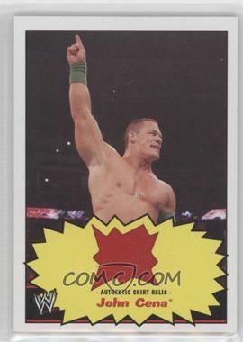 2012 Topps Heritage WWE - Swatch Relics #_JOCE - John Cena