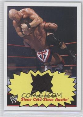 2012 Topps Heritage WWE - Swatch Relics #_SCSA - Steve Austin