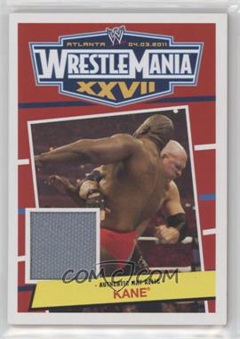 2012 Topps Heritage WWE - Wrestlemania XXVII Mat Relics #_KANE - Kane