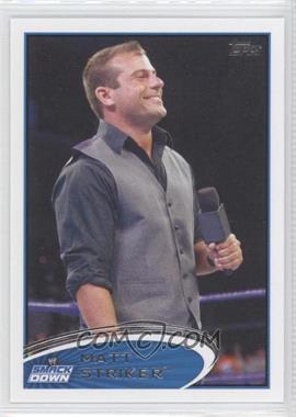 2012 Topps WWE - [Base] #24 - Matt Striker