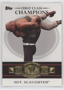 2012 Topps WWE - First Class Champions #2 - Sgt. Slaughter