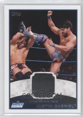 2012 Topps WWE - Shirt Relics #_JUGA - Justin Gabriel