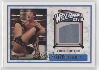 2012 Topps WWE - Wrestlemania XXVIII Mat Relics #_CHJE - Chris Jericho