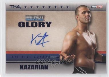 2013 TRISTAR TNA Impact Wrestling Glory - Sticker Autographs - Blue #G19 - Kazarian /10