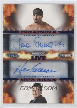 2013 TRISTAR TNA Impact Wrestling Live - Dual Autographs - Blue #L2-2 - Chavo Guerrero Jr., Hector Guerrero /25