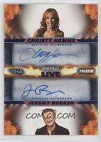 Christy Hemme, Jeremy Borash #/25