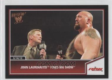2013 Topps Best of WWE - [Base] - Bronze #13 - John Laurinaitis fires Big Show