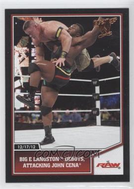2013 Topps Best of WWE - [Base] - Bronze #70 - Big E Langston Debuts, Attacking John Cena