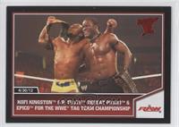 Kofi Kingston & R-Truth defeat Primo & Epico for the WWE Tag Team Championship