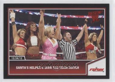 2013 Topps Best of WWE - [Base] #71 - Santa's Helper 8-Diva Tag Team Match