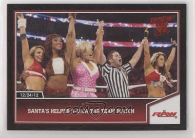 2013 Topps Best of WWE - [Base] #71 - Santa's Helper 8-Diva Tag Team Match