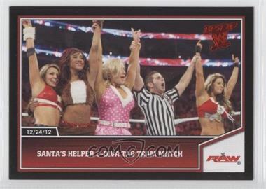 2013 Topps Best of WWE - [Base] #71 - Santa's Helper 8-Diva Tag Team Match