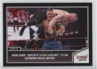 John Cena Defeats Brock Lesnar in an Extreme Rules Match