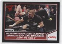 Paul Heyman, Vince McMahon, Brock Lesnar, Triple H