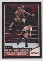 John Cena defeats CM Punk to retain the No. 1 contendership...
