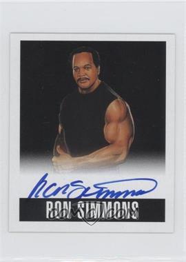 2014 Leaf Originals Wrestling - Alternate Art - Black #A-RS1 - Ron Simmons /1