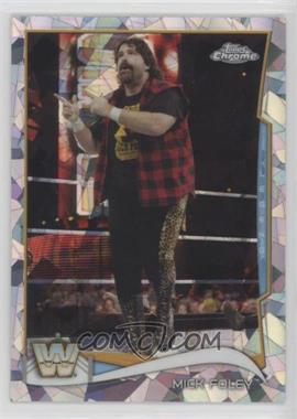 2014 Topps Chrome WWE - [Base] - Atomic Refractor #106 - Mick Foley
