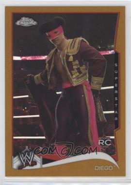 2014 Topps Chrome WWE - [Base] - Gold Refractor #17 - Diego /50