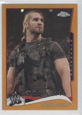 2014 Topps Chrome WWE - [Base] - Gold Refractor #46 - Seth Rollins /50