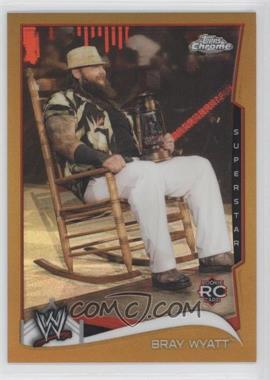 2014 Topps Chrome WWE - [Base] - Gold Refractor #6 - Bray Wyatt /50