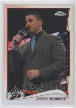 2014 Topps Chrome WWE - [Base] - Refractor #27 - Justin Roberts